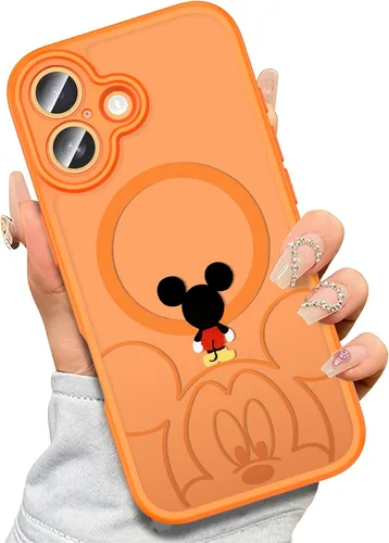 Miniatura 16 de Funda para iPhone 16 Pro Max [Compatible con MagSafe], diseño bonito, magnético, negro translúcido, mate, con borde de TPU suave y parte trasera