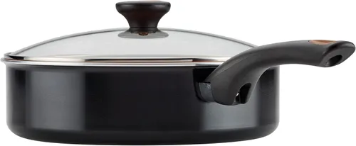 Miniatura 8 de Farberware Glide Ceramic Sartén Antiadherente / Sartén para Saltear / Sartén para Freír con Tapa y Mango Auxiliar - 4 Cuartos, Negro