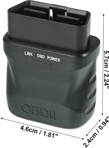 Miniatura 2 de X AUTOHAUX Escáner OBD2 Lector de código de motor universal para 1996 en adelante Bluetooth lector de código de coche para herramienta