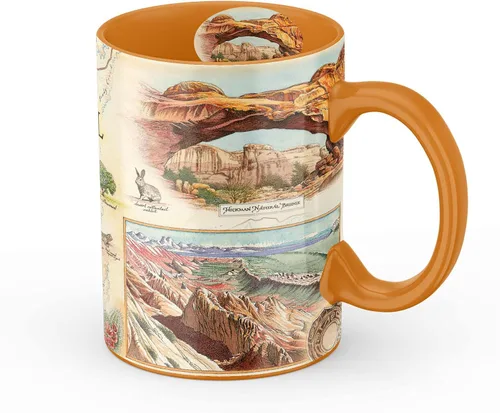Miniatura 32 de Xplorer Maps Boston Map Taza de cerámica (16 onzas) – Taza de café sin BPA para bebidas calientes y frías – perfecta para oficina, hogar o regalo