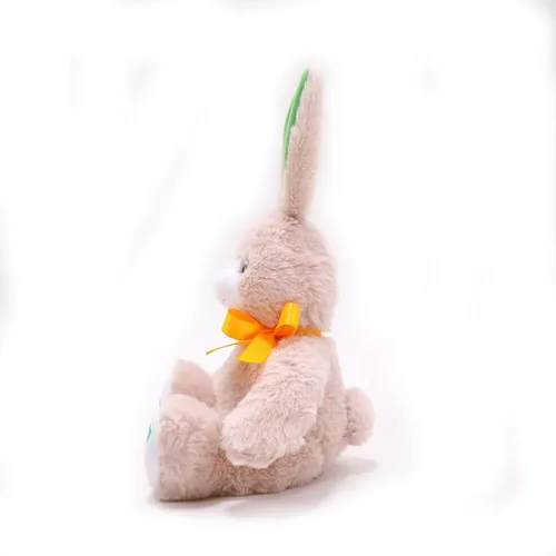 Miniatura 3 de Plushland Conejito de Pascua, suave y encantador conejo de zanahoria de primavera, juguete de peluche para niños y niñas, decoración de Pascua, Beige