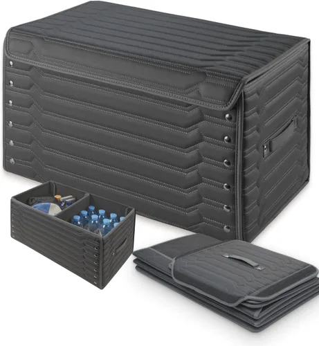 Owleys Organizador de Maletero de Automóvil Para Zapatos - Caja de Almacenamiento Para SUV, Sedán o Camión - Contenedor de Carga Plegable Para