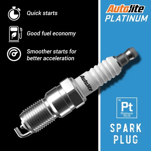 Miniatura 3 de Autolite Platinum AP5263 Bujías de repuesto para automóviles (paquete de 4)