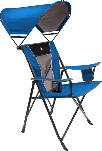 Miniatura 10 de GCI Outdoor Roadtrip Rocker Silla de Camping Silla Mecedora Portátil y Plegable con Reposabrazos Sólidos y Duraderos, Portavasos y Respaldo Verde
