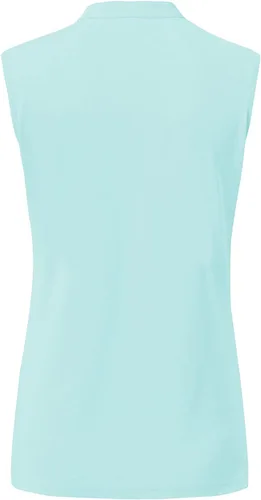 Miniatura 3 de BGOWATU Camisetas polo de golf para mujer, sin mangas, cuello en V, sin cuello, protección UV, secado rápido, ligeras
