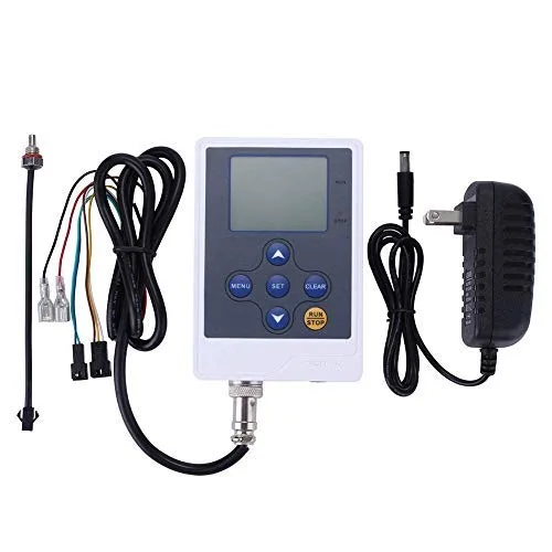 Miniatura 3 de DIGITEN Medidor de control de flujo de agua con pantalla LCD, controlador cuantitativo de líquidos + medidor de flujo de combustible G3/8 pulgadas