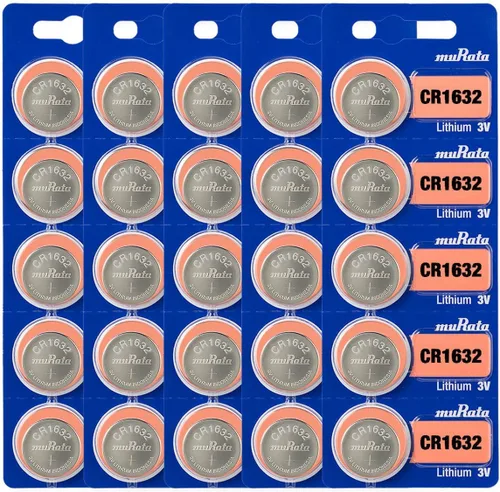 Miniatura 2 de Murata Batería CR1632 DL1632 ECR1632 3V Litio Moneda Celda (5 Baterías)