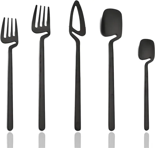 Miniatura 8 de JASHII 8 cucharas de mango largo para colgar, cuchara de té helado, cuchara de café, cucharas agitadoras de acero inoxidable 304 para té, postre