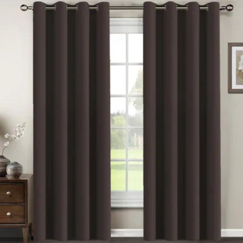 Miniatura 30 de H.VERSAILTEX - Cortinas blackout con aislamiento térmico y ojales en la parte superior, para patios, puertas correderas y división de habitaciones