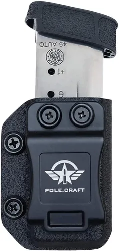 Miniatura 13 de Funda para cargador Kydex IWB/OWB - Mag Carrier - Para cargador doble de 0.354 in .40 / 0.354 in .40 cargador individual - P365 1911 Glock 19 19X 17