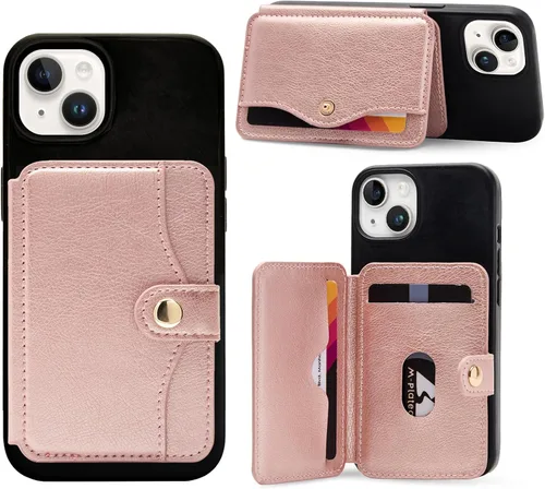 Miniatura 16 de M-Plateau Billetera para teléfono adhesiva, soporte delgado de tarjetas de crédito con adhesivo 3M para teléfono celular y funda de teléfono