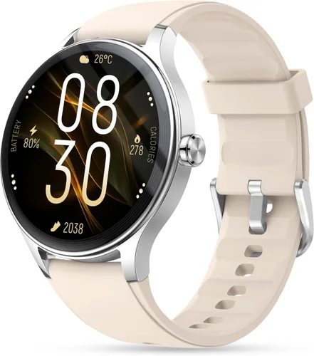 Miniatura 8 de Reloj inteligente para mujeres, mujeres y hombres, reloj de fitness de 1.27 pulgadas [caja de 1.614 in] con recepción de llamadas/marcación, monitor