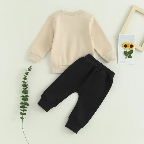 Miniatura 49 de Conjunto de sudadera con estampado para bebé y niña, sudadera larga para otoño e invierno