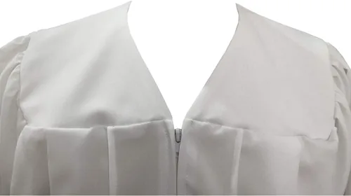 Miniatura 4 de Senior Clásico Coro Batas Confirmación Túnica Blanco para Bautismos