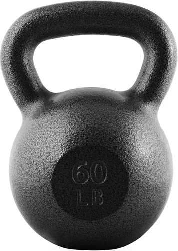 Miniatura 17 de WF Athletic Supply Hammerstone - Pesas rusas de hierro fundido pintadas, equipo de hogar y gimnasio, ideal para entrenamiento de fuerza, O. 80lb