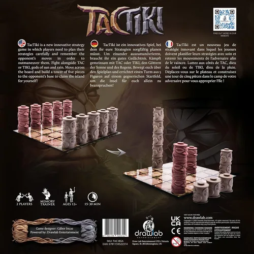 Miniatura 3 de drawlab TacTiki - Juego de mesa, multicolor