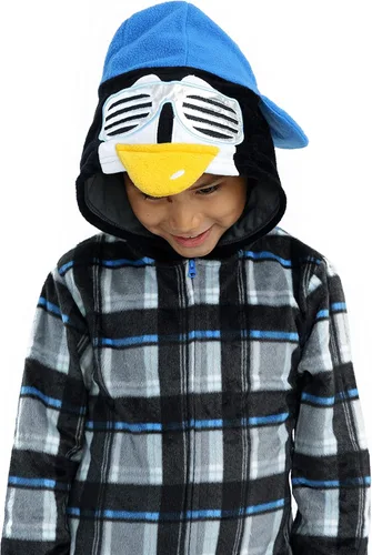 Miniatura 4 de Sleep On It Pijama para niños Conjunto de pijama con capucha de forro polar para dormir