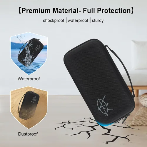 Miniatura 4 de Elonbo Funda de transporte para calculadora gráfica de color Texas Instruments TI-Nspire CX II CAS/CX II/CX/CX CAS, bolsillo con cremallera Negro