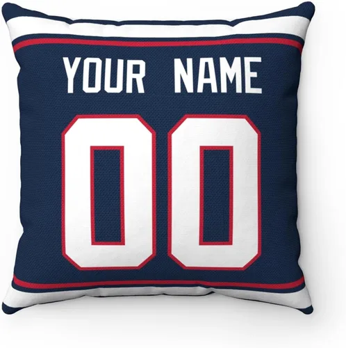 Miniatura 5 de ANTKING Almohada personalizada con cualquier nombre y número para regalo de hombres, mujeres y niños Para Nueva Inglaterra