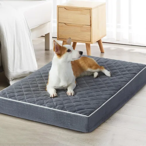 Miniatura 22 de WNPETHOME Cama Ortopédica para Perros para Jaula, Cama Impermeable Extra Grande para Perros con Funda Lavable Extraíble, Camas para Jaula de Perros