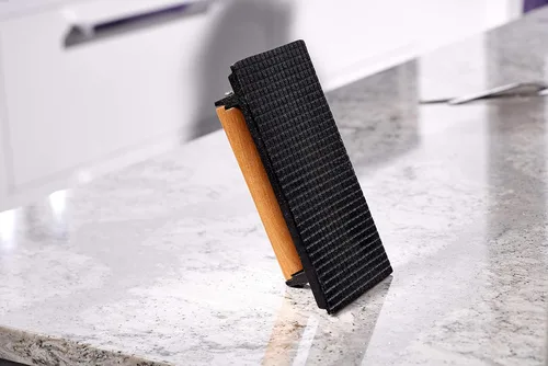 Miniatura 7 de EcoQuality - Prensa rectangular para parrilla con mango de madera de 9 x 5 pulgadas, resistente, prensa de tocino, prensa de hamburguesas, prensa