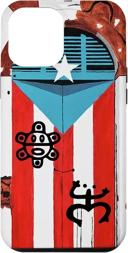 Miniatura 26 de Funda con diseño de bandera de Puerto Rico Coqui Sun Taíno, Boricua Pride Cover Case para iPhone 17