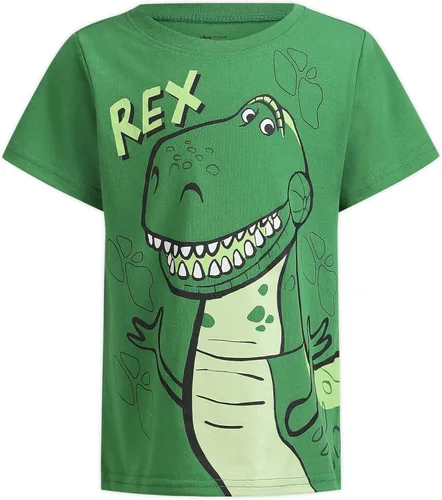 Miniatura 5 de Disney Toy Story Woody, Buzz and Rex Boys Short Sleeve T-Shirt 4 Pack for Toddler and Little Kids - YellowBlueGreenGrey