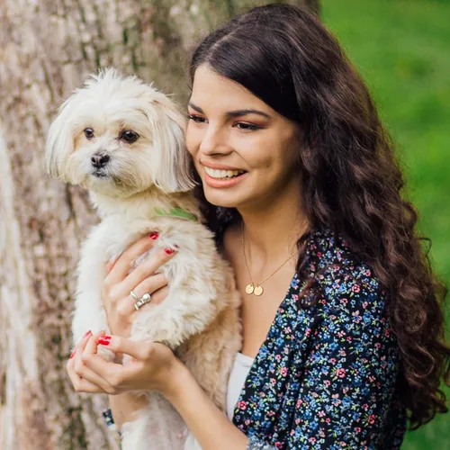 Miniatura 2 de Collar chapado en oro de 14 quilates con dije de huella de perro y letra inicial para mujeres y niñas, collar de regalo para mamás y amantes