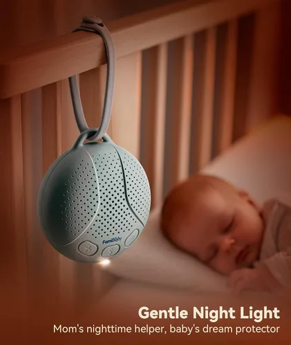 Miniatura 5 de Máquina de ruido blanco para bebés y niños - Chupete de sueño para bebés Máquina de sonido portátil con luz nocturna para guardería 16 sonidos