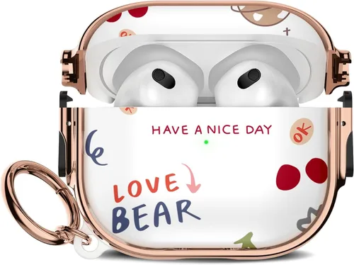 Miniatura 90 de Maxjoy para Funda Linda de AirPods 2 (2019) con Bloqueo de Seguridad, Compatible con Funda de AirPod de 2ª Generación de Mármol para Mujeres