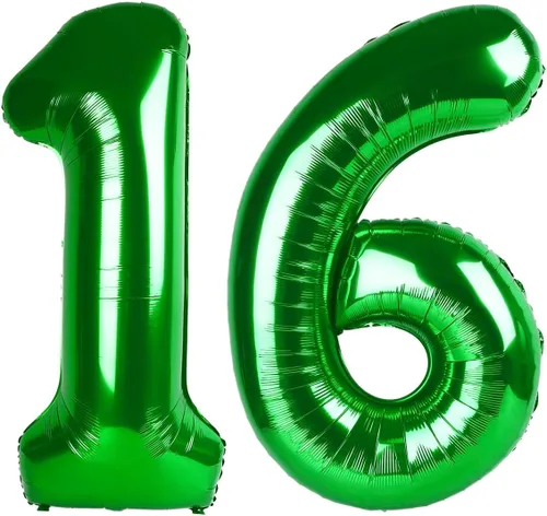 Miniatura 79 de Globo de cumpleaños número 4 dorado de 40 pulgadas, globos gigantes del número cuatro 14 24 34 40 44 2024, globos grandes de lámina de mylar para Oro