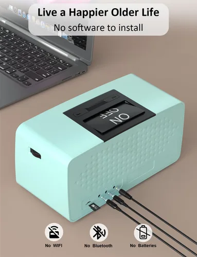 Miniatura 3 de iGuerburn Reproductor de música simple para personas mayores con demencia Reproductor de MP3 fácil para pacientes con Alzheimer, demencia