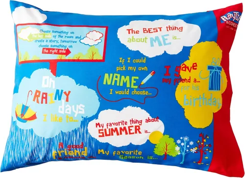Miniatura 2 de Playtime Edventures - Funda de almohada Playtime Story-Time con más de 20 frases e imágenes para principiantes. - Funda de almohada de microfibra