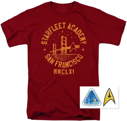 Miniatura 2 de Popfunk Star Trek Starfleet Academy Unisex Adult T Shirt