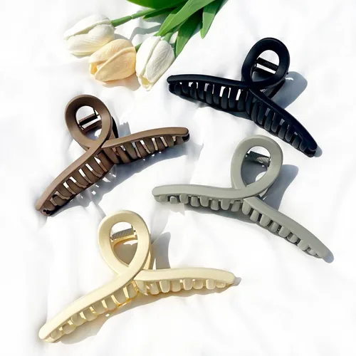 Miniatura 28 de Pinzas para el cabello grueso, paquete de 4 pinzas de gelatina extra grandes para mujeres, accesorios para el cabello de 4.75 pulgadas para mujeres