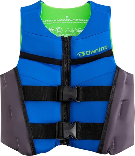 Owntop Chaleco de natación para niños y jóvenes | Chaqueta de natación de neopreno ligera y de secado rápido | Kayak, entrenamiento de natación,