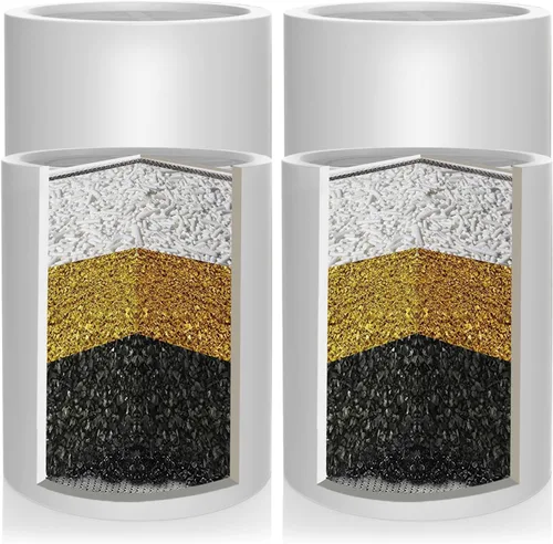 Miniatura 15 de Cartucho de filtro de ducha de 15 etapas, cartucho de filtro de reemplazo universal de alto rendimiento, elimina el cloro, metales pesados y otros