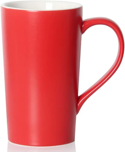 Miniatura 9 de Taza de Café de 20 Onzas Extra Grande, M007, Taza Alta Grande de Cerámica Lisa para Café con Leche, Capuchino y Té con Asa para Papá, Hombres