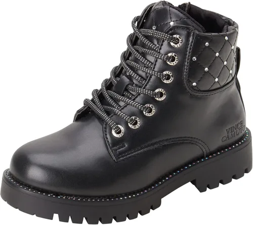 Vince Camuto Botas de motociclista para niñas Botas de trabajo acolchadas y gruesas para motociclista (niña pequeñaniña grande)