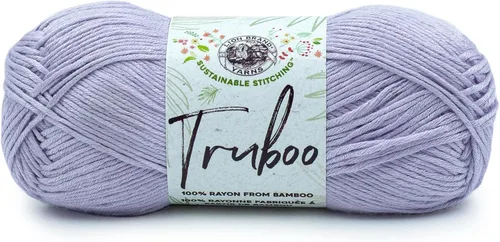 Miniatura 45 de (1 Madeja) Lion Brand Yarn Truboo Yarn, Aguamarina