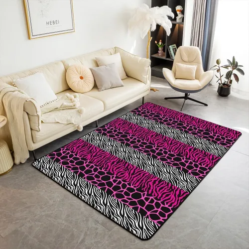 Miniatura 25 de jejeloiu Groovy Flower Area Rug 5x7 Polyester Retro Floral Boho Living Room Rugs 70S Hippie Groovy Flowers Bohemian Decor Carpet Psychedelic Floral