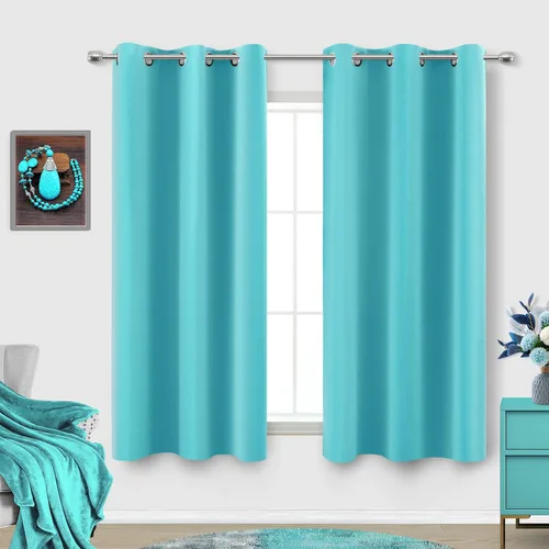 Miniatura 193 de Cortinas opacas de 72 pulgadas extra anchas para dormitorio, puerta corrediza de vidrio y patio, 2 paneles con ojales para oscurecer ventana grande