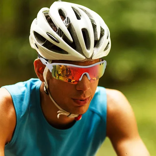 Miniatura 2 de ITSCOOL Gafas de sol deportivas polarizadas con 5 lentes intercambiables para hombres y mujeres, softbol, béisbol, pickleball ciclismo