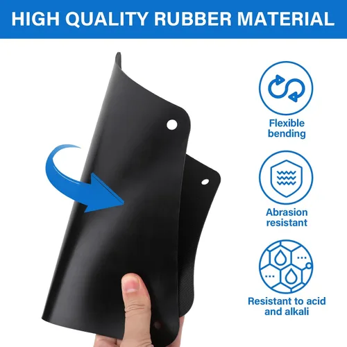 Miniatura 5 de Tutor Auto Protectores de Guardabarros contra Salpicaduras con Clips Compatibles con Toyota Tundra Sequoia 2007-2020 - Reemplaza 537370C030