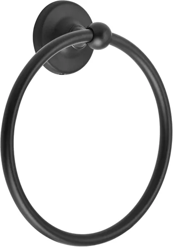 Miniatura 12 de Amerock Gancho para bata de níquel cepillado montado en la pared, soporte para toallas, gancho de una sola punta, gancho para toallas, accesorios