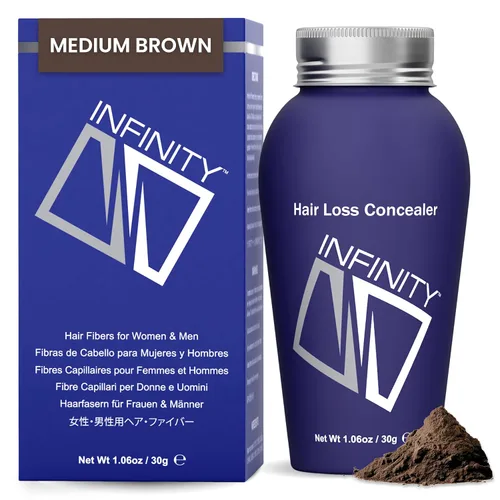 Miniatura 23 de Fibra de cabello Master de Infinity, Café Oscuro Marrón oscuro