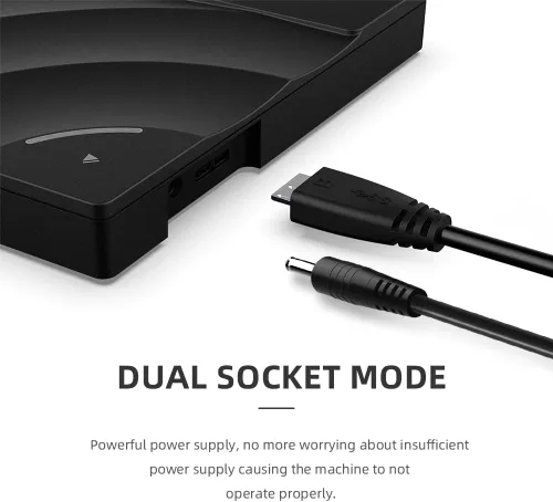 Miniatura 6 de YOTUO Unidad externa de CD/DVD, USB 3.0 portátil y USB-C CD RW, reproductor de DVD, quemador de DVD para laptop, escritorio, compatible con Windows