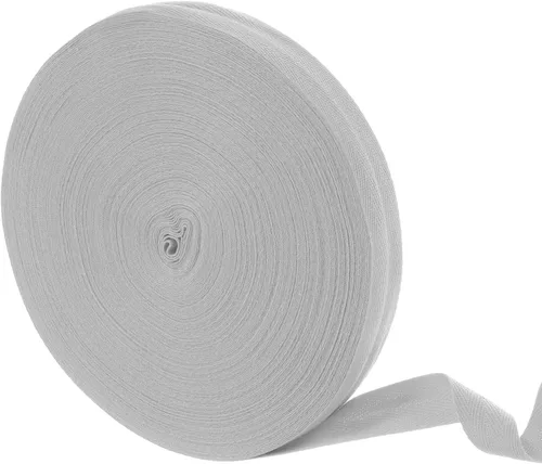 Miniatura 54 de uxcell Cinta de sarga de algodón de 50 yardas, cinta de espiga de 3/8 pulgadas para coser ropa, manualidades (azul)