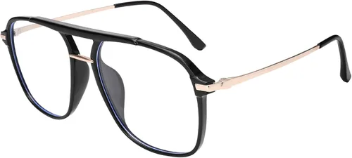 Dollger Lentes de bloqueo de luz azul para mujer, estilo aviador de gran tamaño, lentes de computadora que protegen tu visión, elegantes y saludables