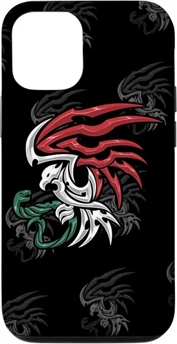 Miniatura 27 de iPhone 13 Bandera de México - Funda estilo tribal del escudo de armas mexicano
